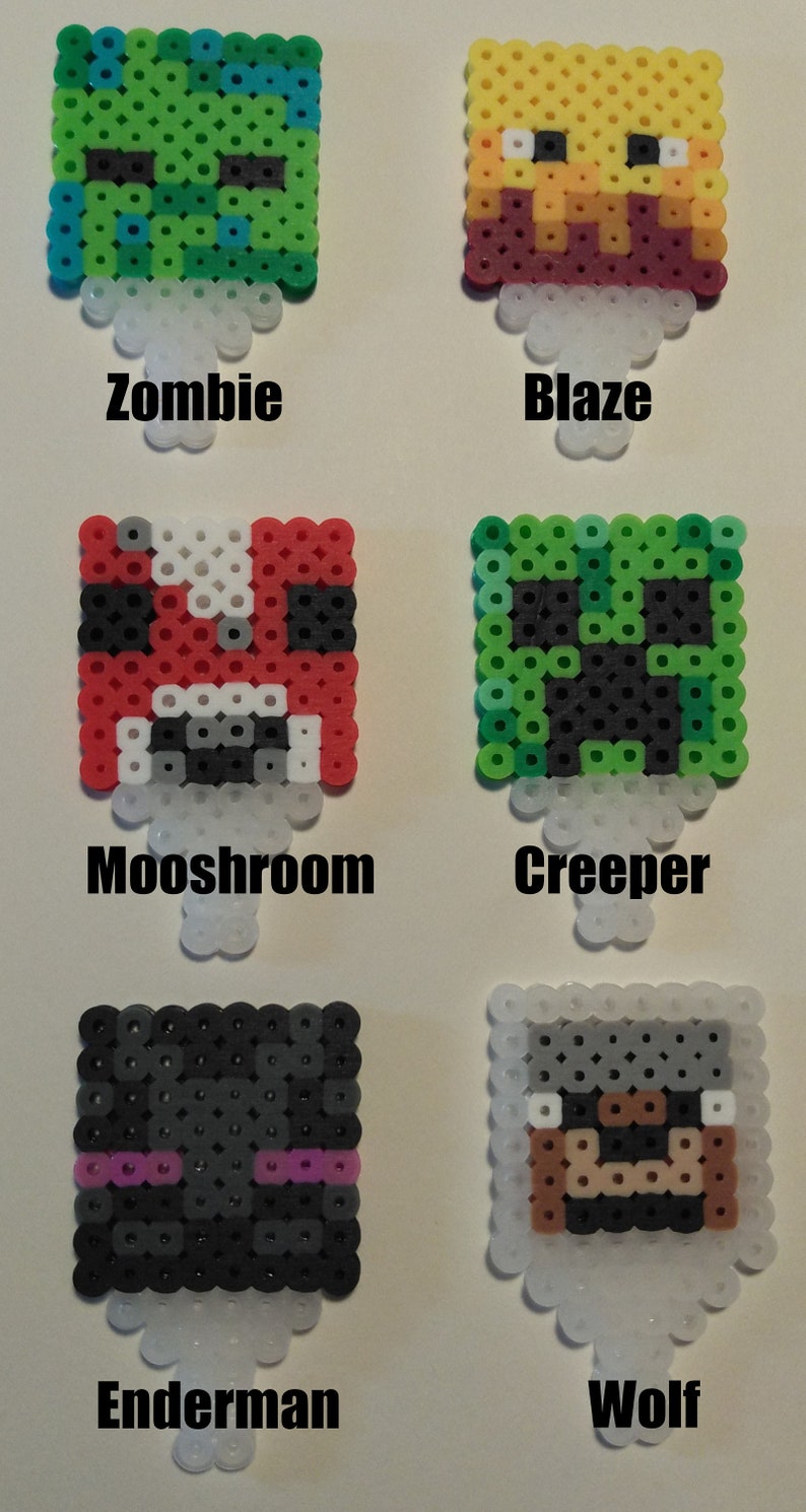 Minecraft Inspired Cupcake Toppers