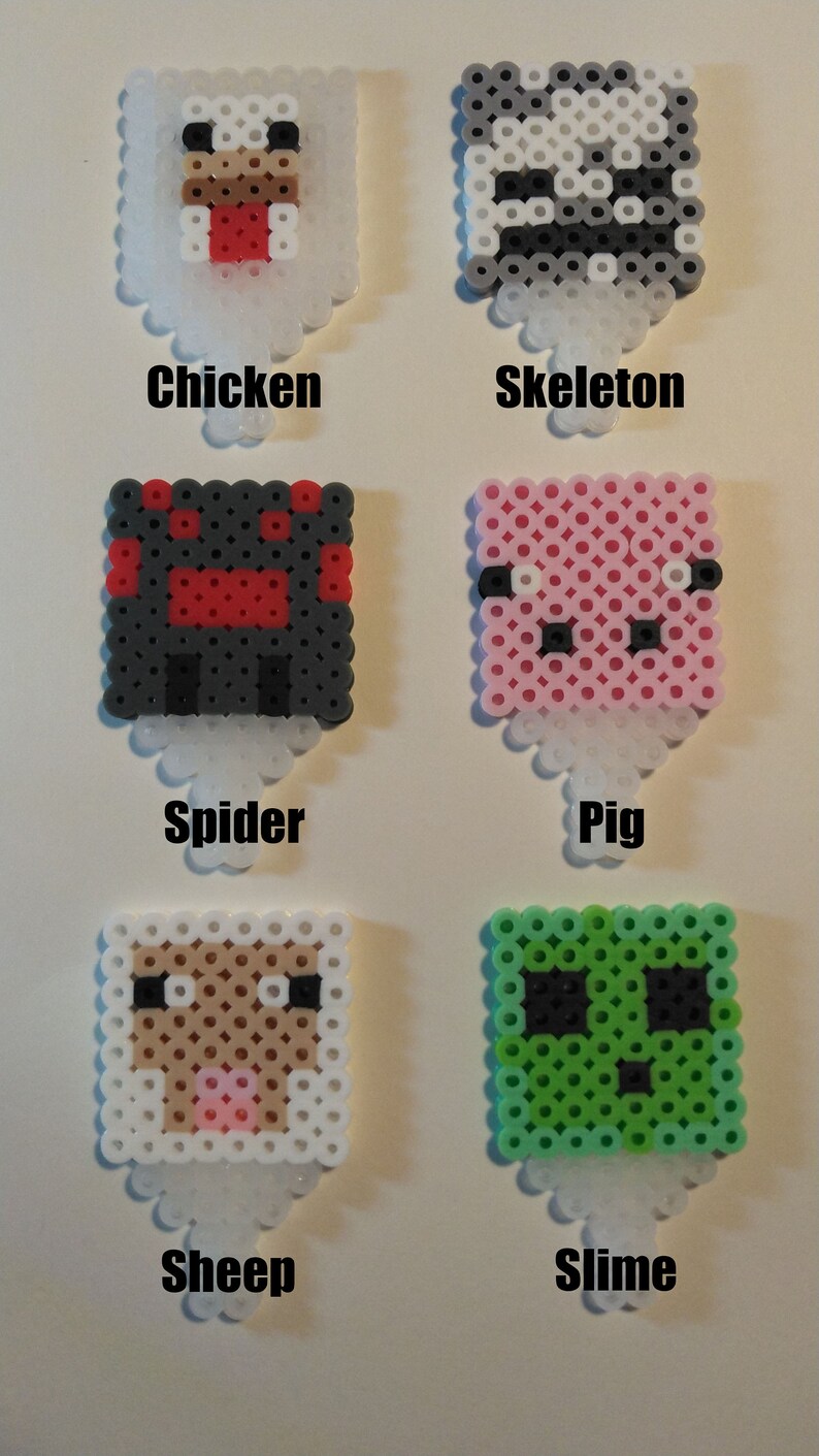 Minecraft Inspired Cupcake Toppers