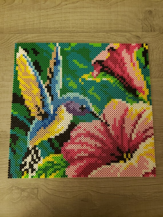 Hummingbird Perler Beads 2025