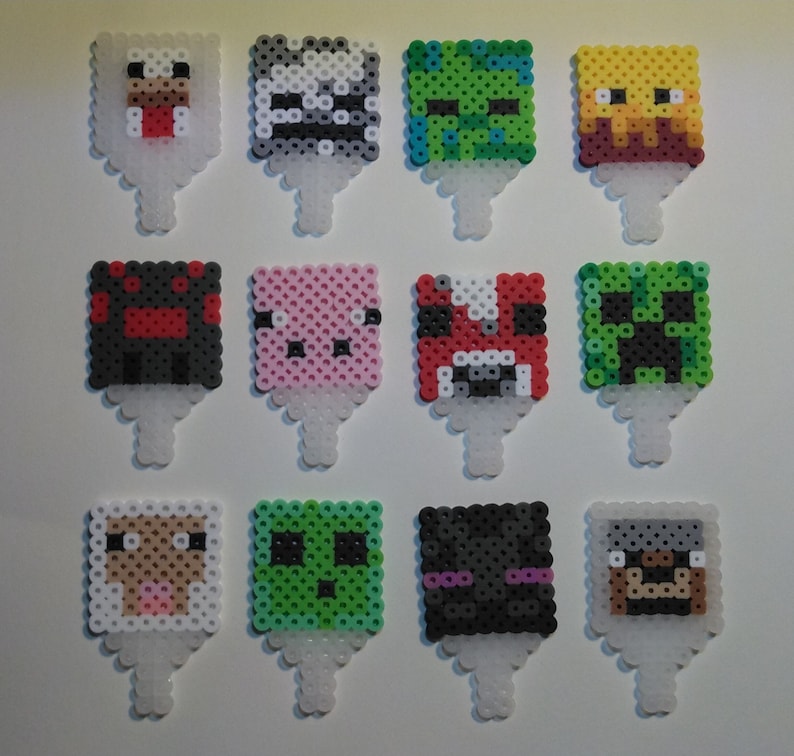 Minecraft Inspired Cupcake Toppers