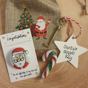 Nice list gift pack. Christmas eve box filler . Santa pebble. Xmas eve .