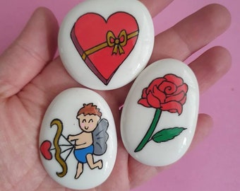 Valentines mini set. Cupid . Heart. Chocolates.  Love heart. Red roses. February 14th . Valentines day. Love you