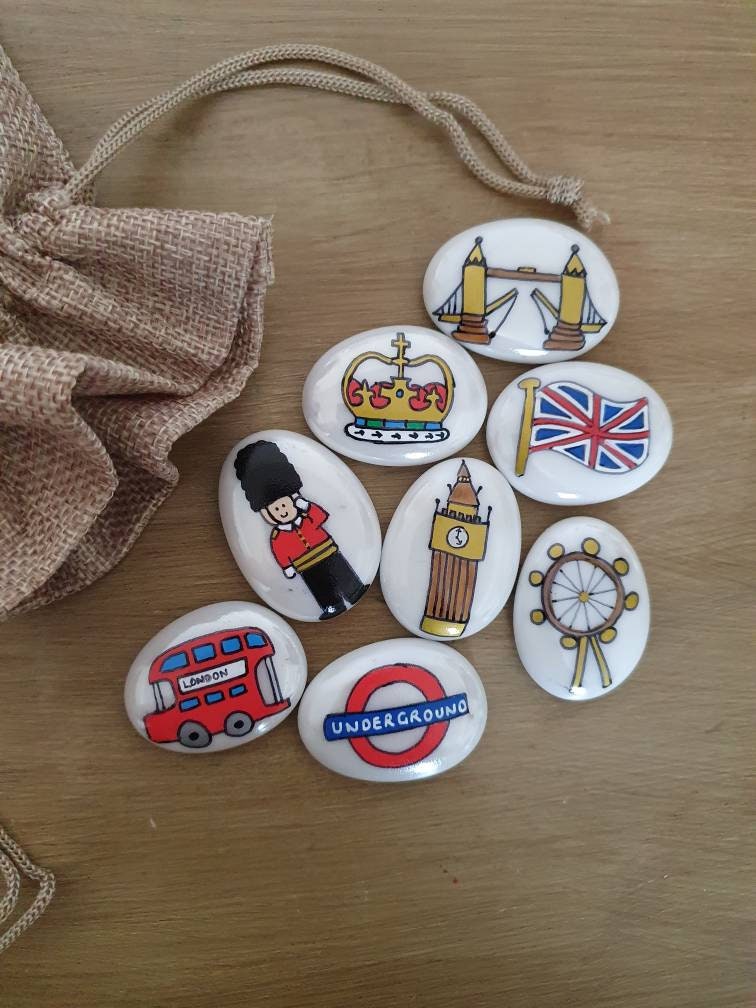 Story Stones London England Royal the Queen - Etsy UK