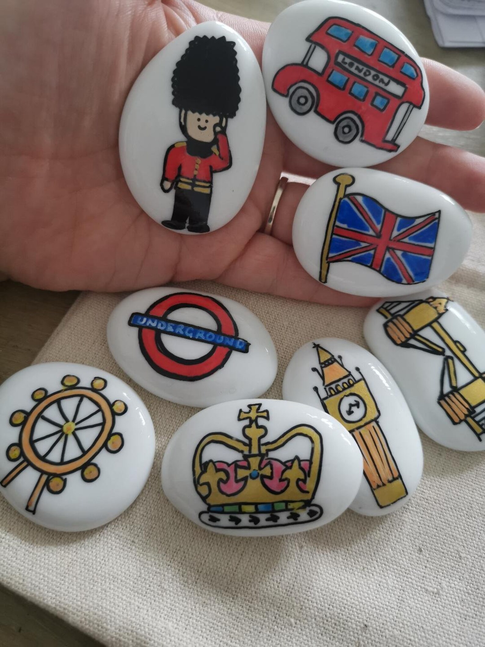 Story Stones London England Royal the Queen - Etsy UK