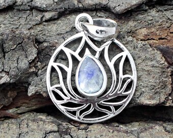 Antique Rainbow Moonstone Pendant, 925 Sterling Silver Jewelry, Unique Pendant, Gift For Love, Handmade Jewelry, Birthstone Pendant For Her