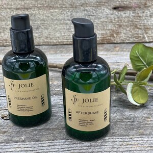 Aftershave and Pre-shave Shaving Oil Set