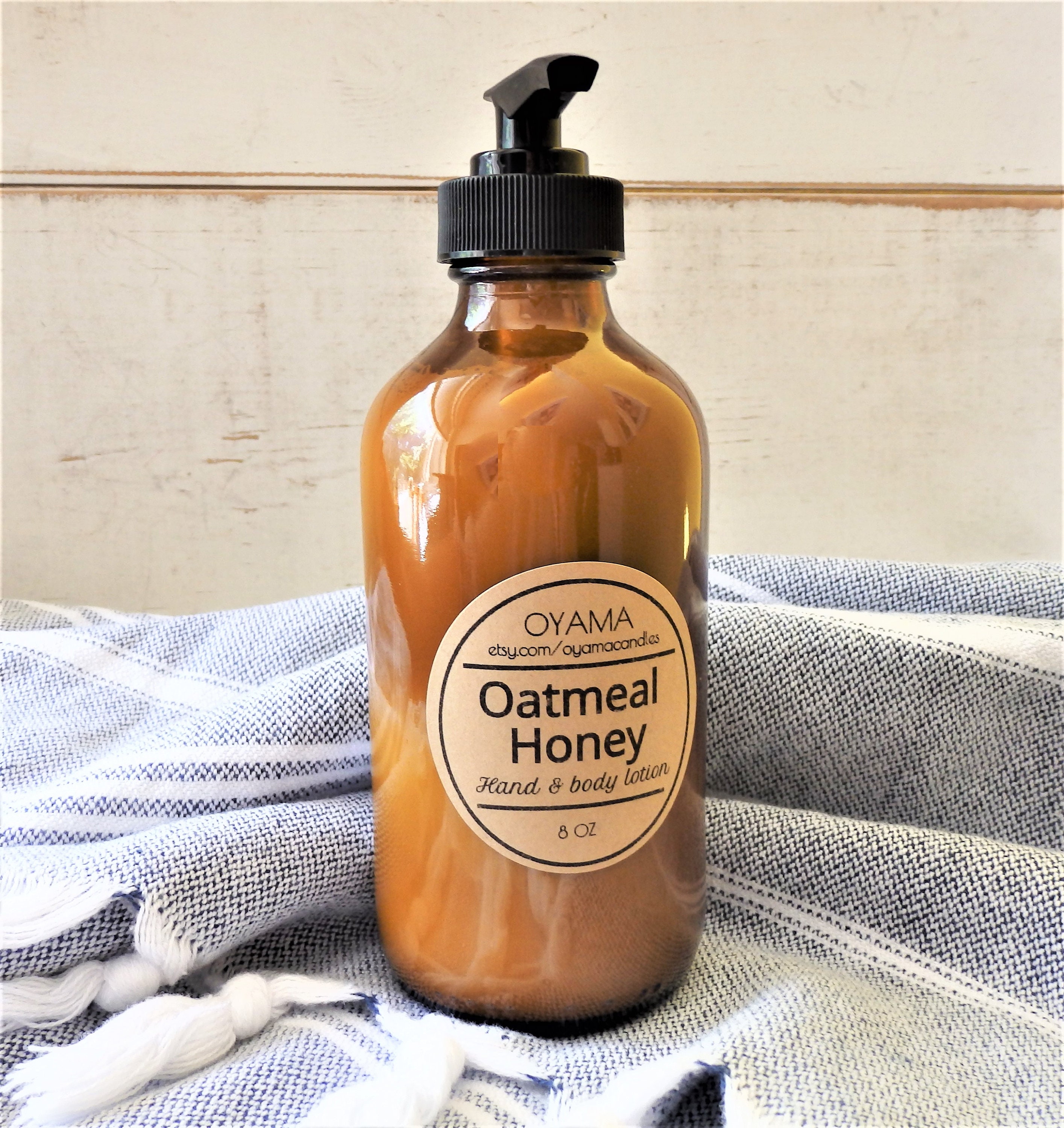Oatmeal Honey Body Lotion Vegan body lotion Organic body Etsy