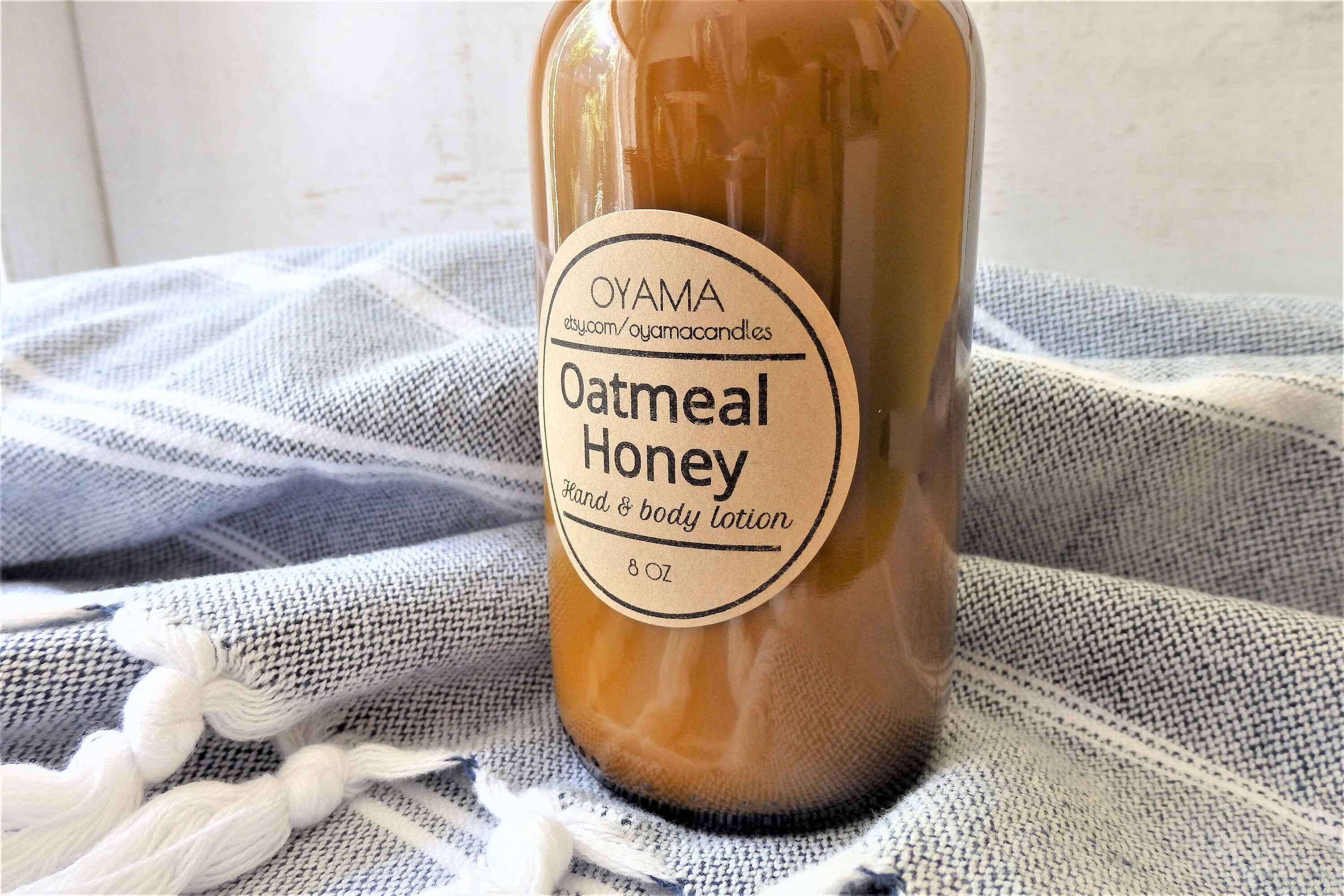 Oatmeal Honey Body Lotion Vegan body lotion Organic body Etsy