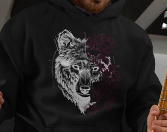 Wolf en Rozen Unisex Heavy Blend Hooded Sweatshirt Hoodie