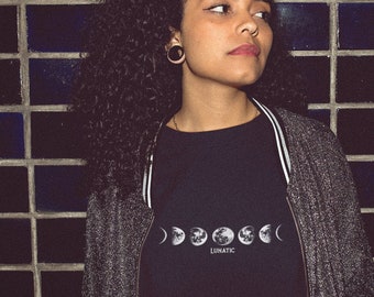 Lunatic Moon Phases Women&#39;s Fit Tee