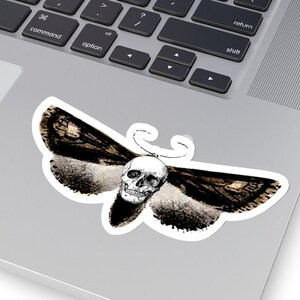 Die Cut Sticker Tod Motte