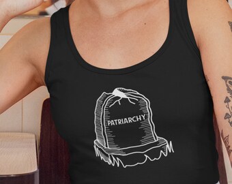 Patriarchy&#39;s Dead Tri-Blend Racerback Tank