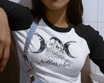 Goddess Vibes Raglan Tee Baseball Tee Women&#39;s Shirt