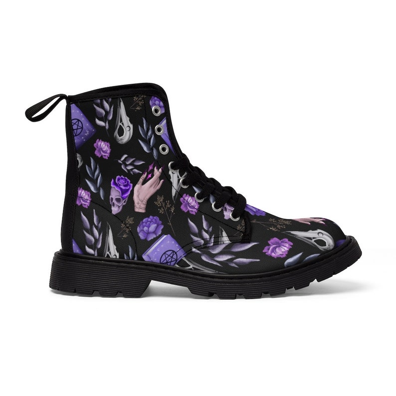 Gothic Witchcraft Canvas Shoes