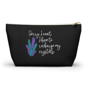 Recharge My Crystals Makeup Bag Stash Bag Clutch - 2 tailles!