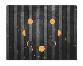 Altar Cloth Tarot Card Mat Placemat Moon Phases Witch Wiccan