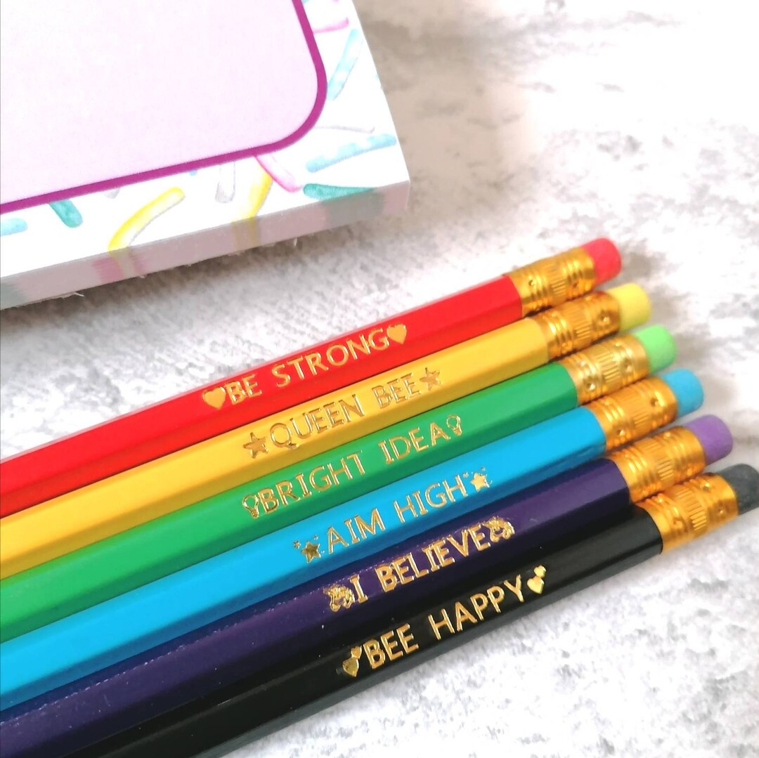 Color Changing Mood Star Pencils With Eraser - Graphite