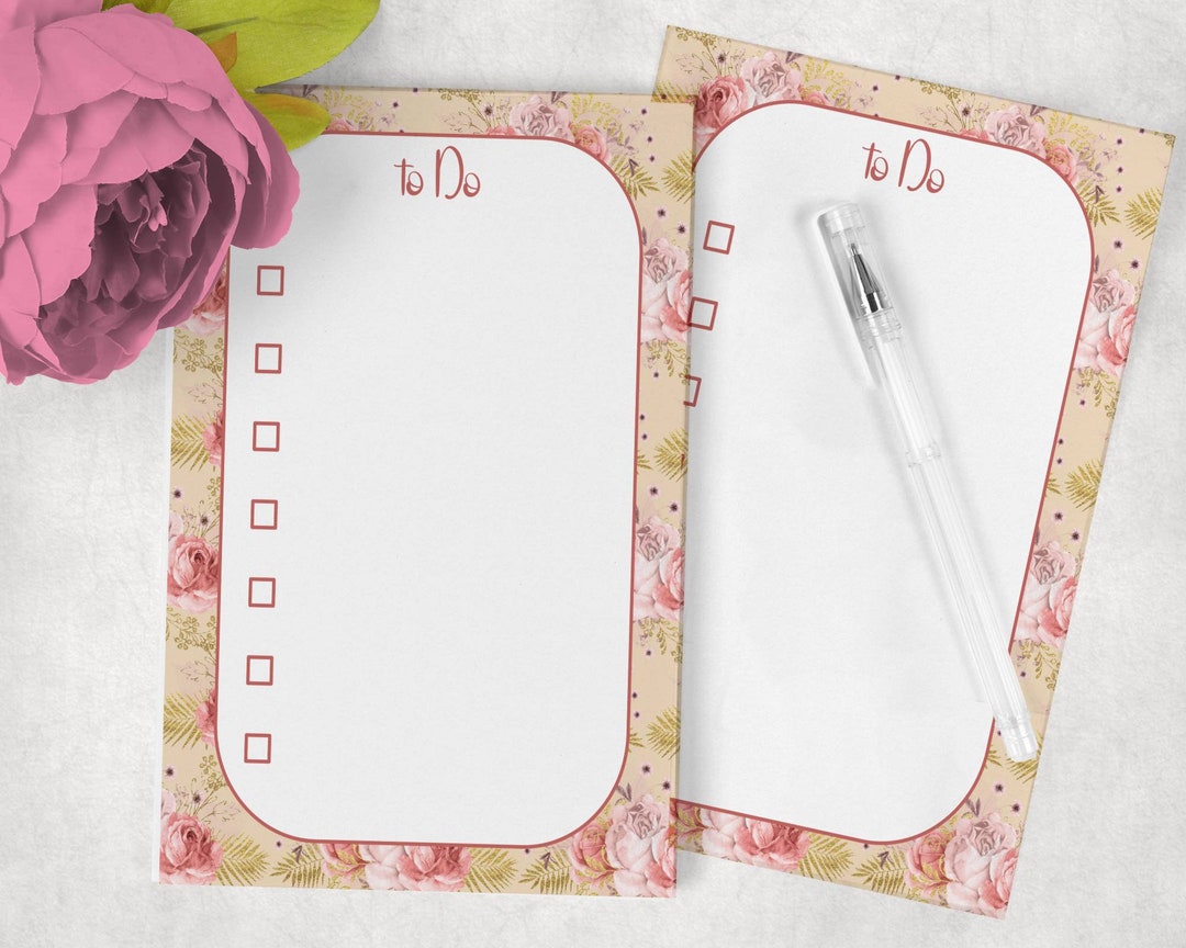 To Do List Notepad, Organisation Planner - Etsy