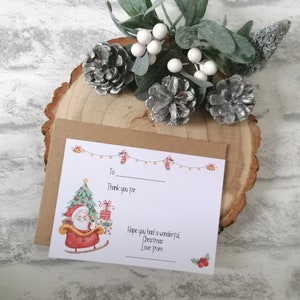 Cartes de remerciement de Noël