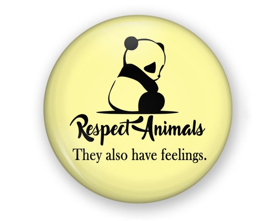 Respect Animals Animal Rights Button Animal Rights Pin - Etsy Respect Animals Animal Rights Button Animal Rights Pin - Etsy