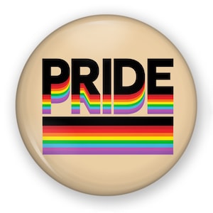 Pride Button or Magnet, LGBTQ Pin, LGBTQ Magnet, Pride Pin, Gay Pride Fridge Magnet, Love is Love Button, LGBTQ Pin, Love Who You Want