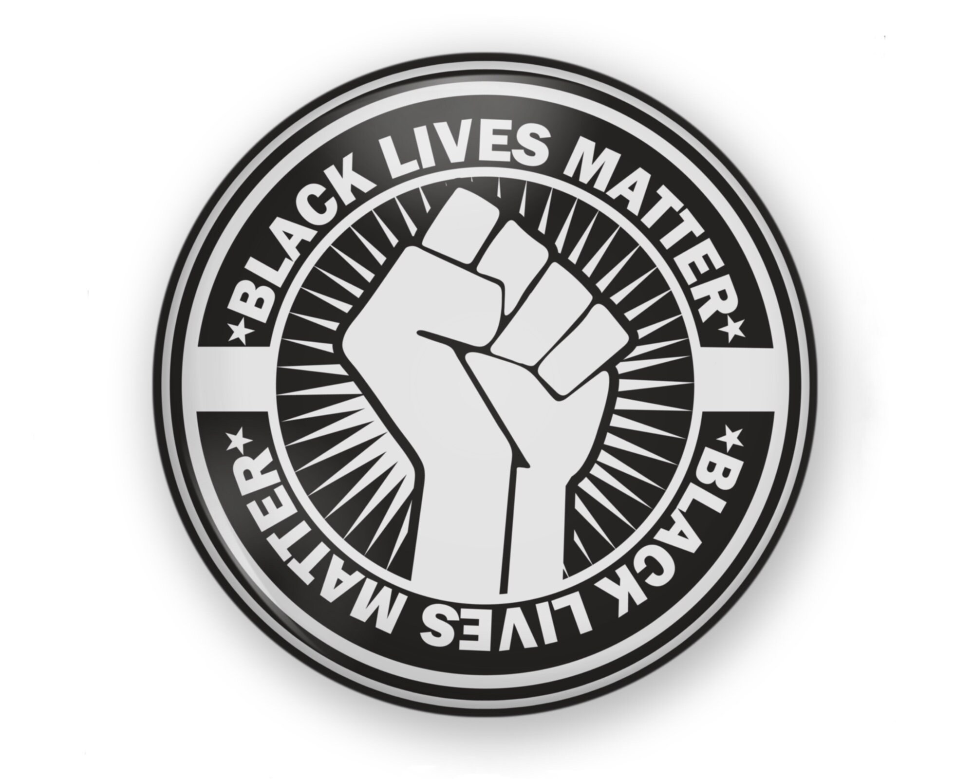 Spille Black Lives Matter - Rotonde da 1 pollice - Italia Spille Black Lives Matter - Rotonde da 1 pollice - Italia