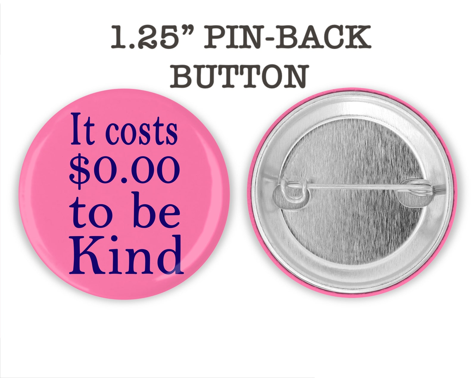 Kindness Pin Kindness Button Kindness Kindness Etsy