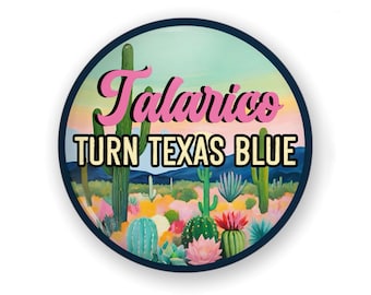 Talarico Button or Magnet: Turn Texas Blue! VOTE Pin
