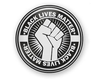 Black Lives Matter Button, Black Lives Matter Pin, Black Loves Matter Magnet, BLM Button, BLM Pin, BLM Protest Pin, Black Lives Matter Badge
