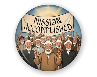 Large Size Funny Anti-Trump Button Or Magnet, Trump is a Loser, Anti-War Pin, Snark!