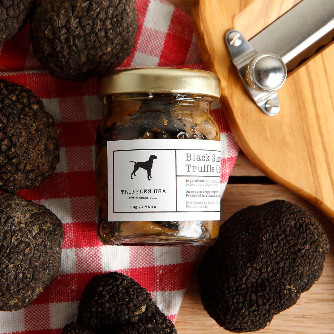 Sliced Black Truffles Carpaccio 1.76oz 50g Etsy