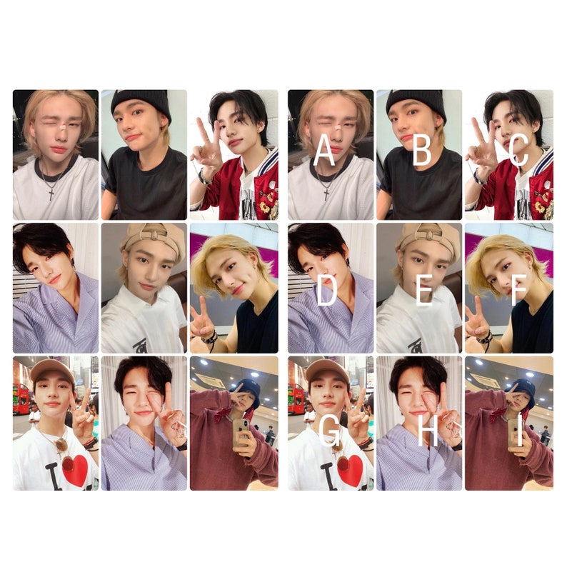 Stray Kids Selfie/Selca Photocards | Etsy