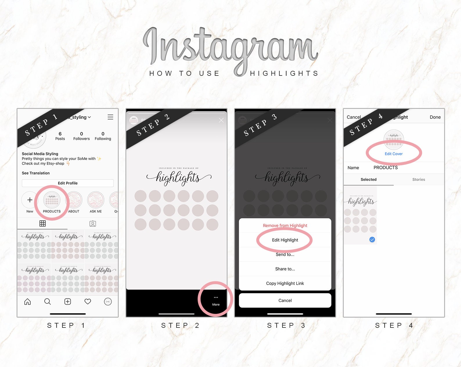 Instagram Story Highlight Cover Icons Fitness Icons Pack | Etsy