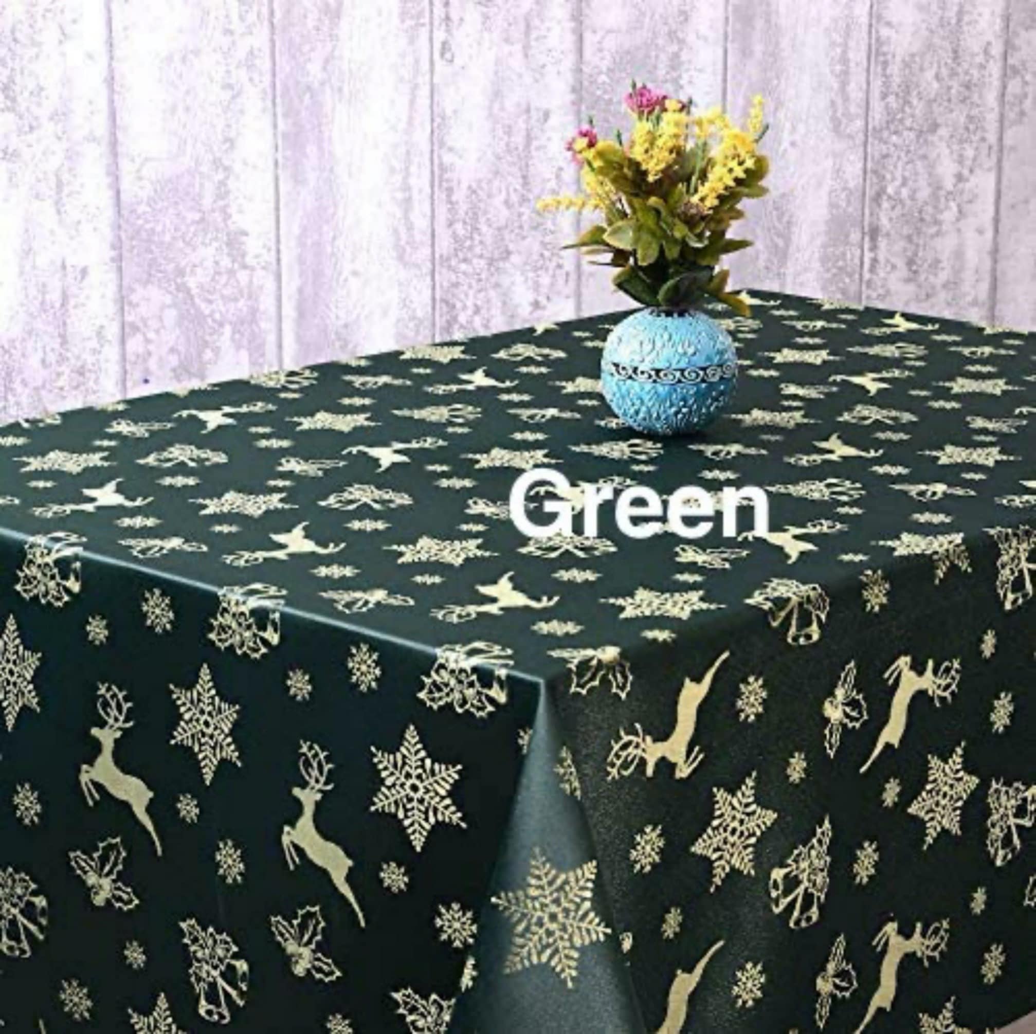 Christmas Tablecloth Etsy UK