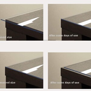 Transparent PVC 1.5 mm Waterproof Oil Proof Table Cover image 5