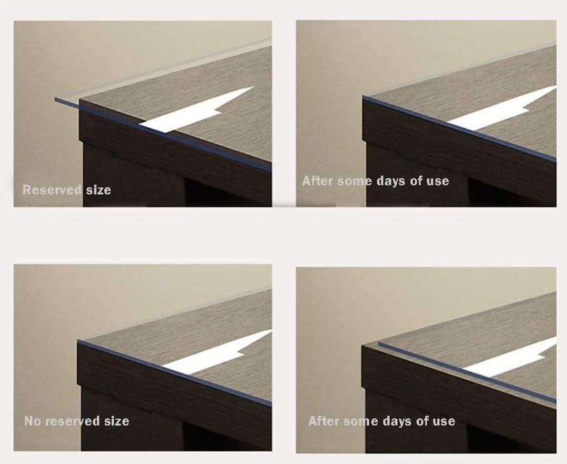 Transparent PVC 1.5 mm Waterproof Oil Proof Table Cover image 5