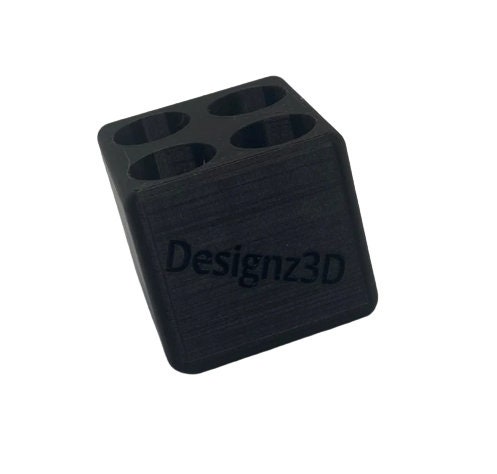  Designz3D 510 Cartridge and Battery Pen Holder Hexagon - 12  Spaces (Orange)