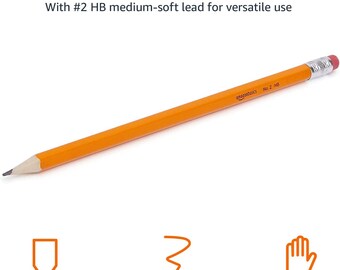 Custom Engraved Wooden Pencils – Personalized Name, Text, Bulk Pack, Premium Quality for School, Office, & Gifts