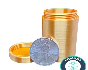 1oz Silver Coin Holder, airtight (Holds 20)