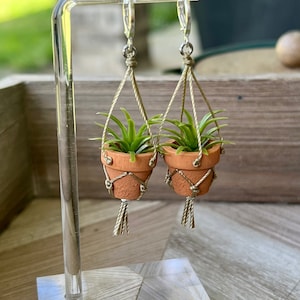 Plant Hanger Earrings