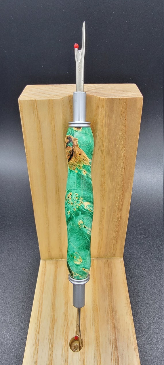 Custom Made Double Ended Seam Ripper Box Elder Burl | Etsy