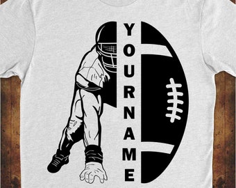 Download Football Player Svg Etsy