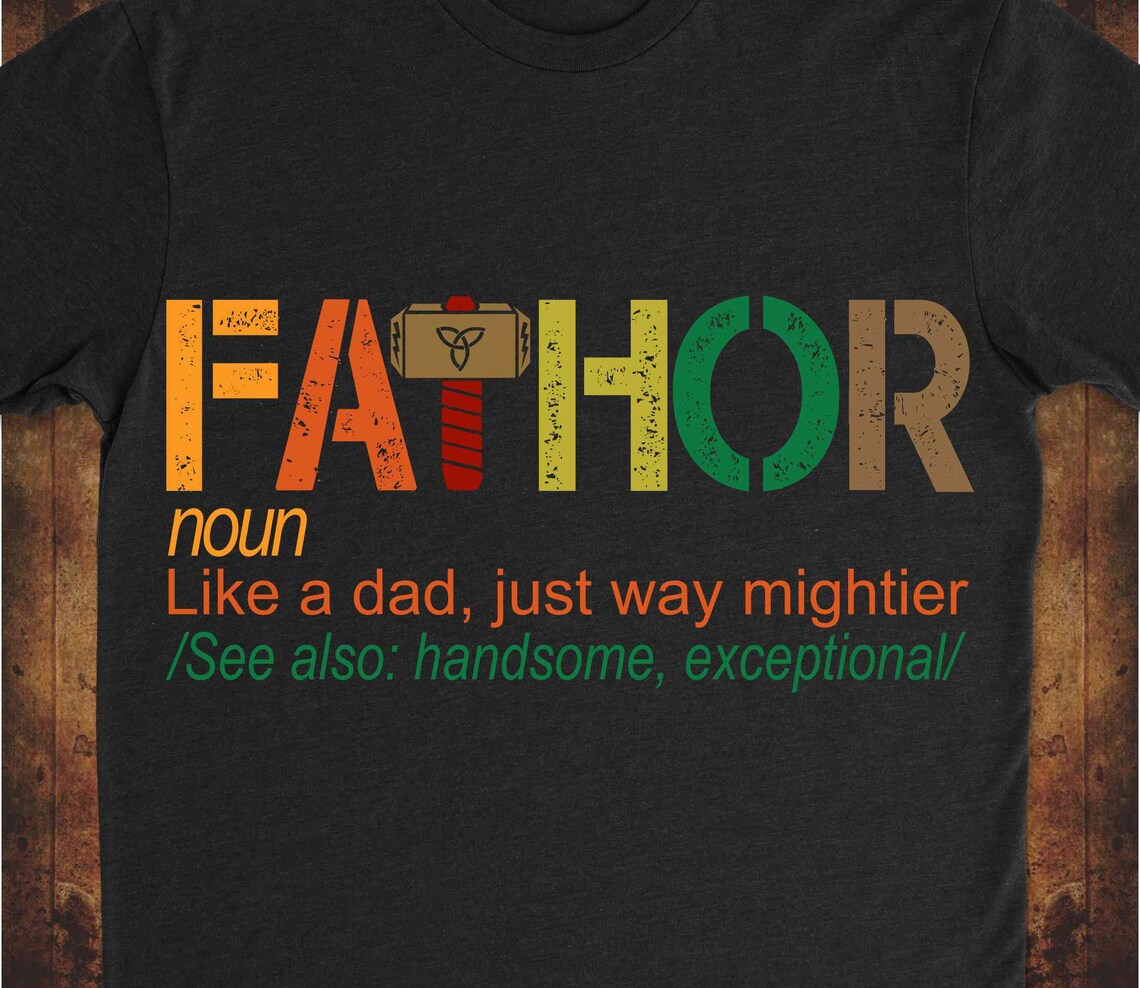 Download Fathor svg Fa-Thor Definition svg fathers day svg Avengers | Etsy