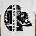 Half Football Half Player Svg, Football Season Svg, Football name svg, football svg, football team svg, football Player Svg 