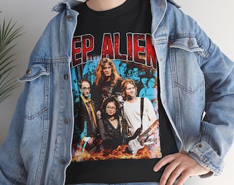Vintage Style HEP ALIEN Vintage T-shirt, 90s Retro Vintage Tshir, Gil Lane Zack Brian Shirt, Gilmore Band Gift for Women and Men T-Shirt A62