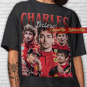 Begrenztes Charles Leclerc Vintage T-Shirt, Charles Leclerc Shirt, Geschenk für Frau und Mann Unisex T-Shirt
