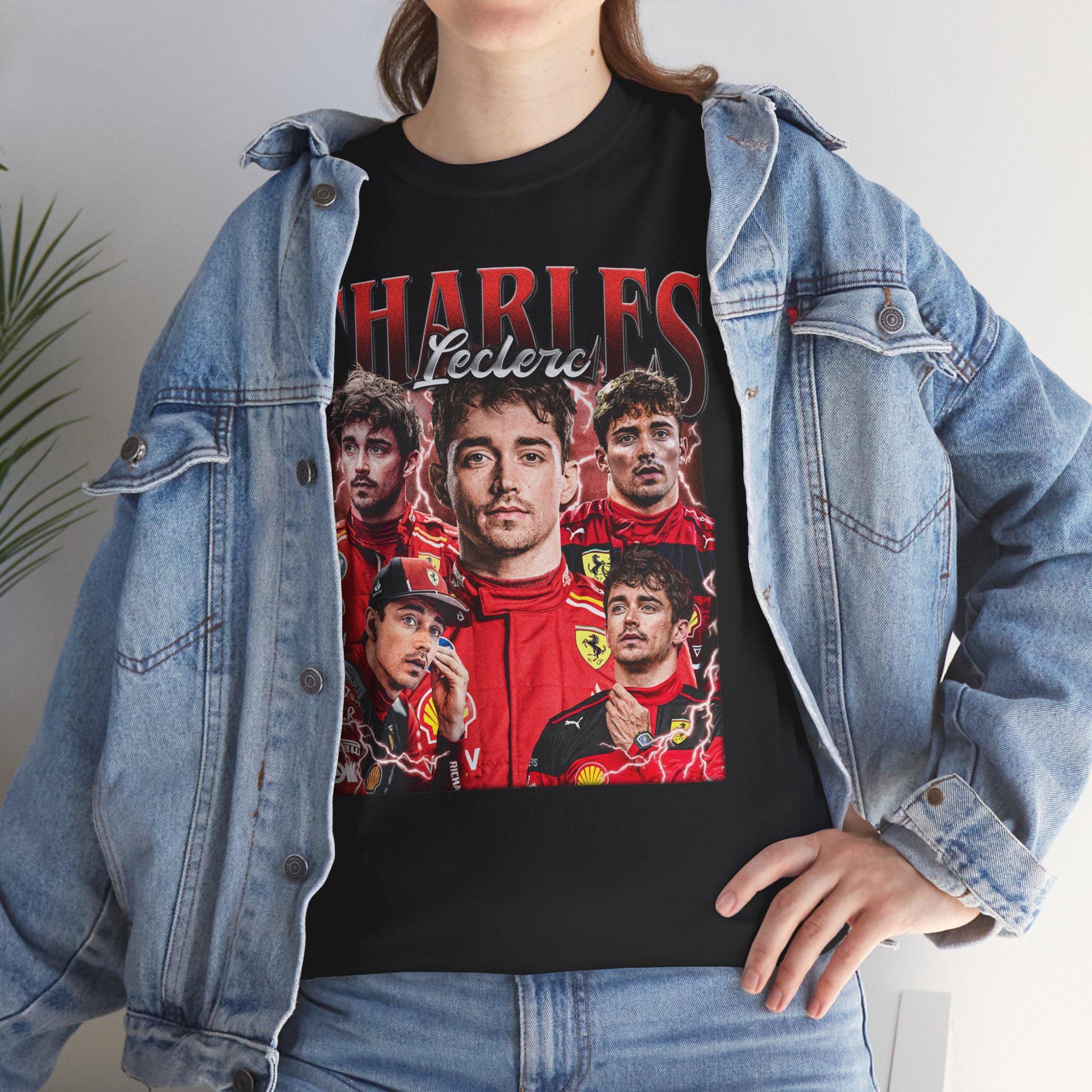 Limited Charles Leclerc Vintage T-Shirt, Charles Leclerc Shirt, Gift For Woman and Man Unisex T-Shirt A26