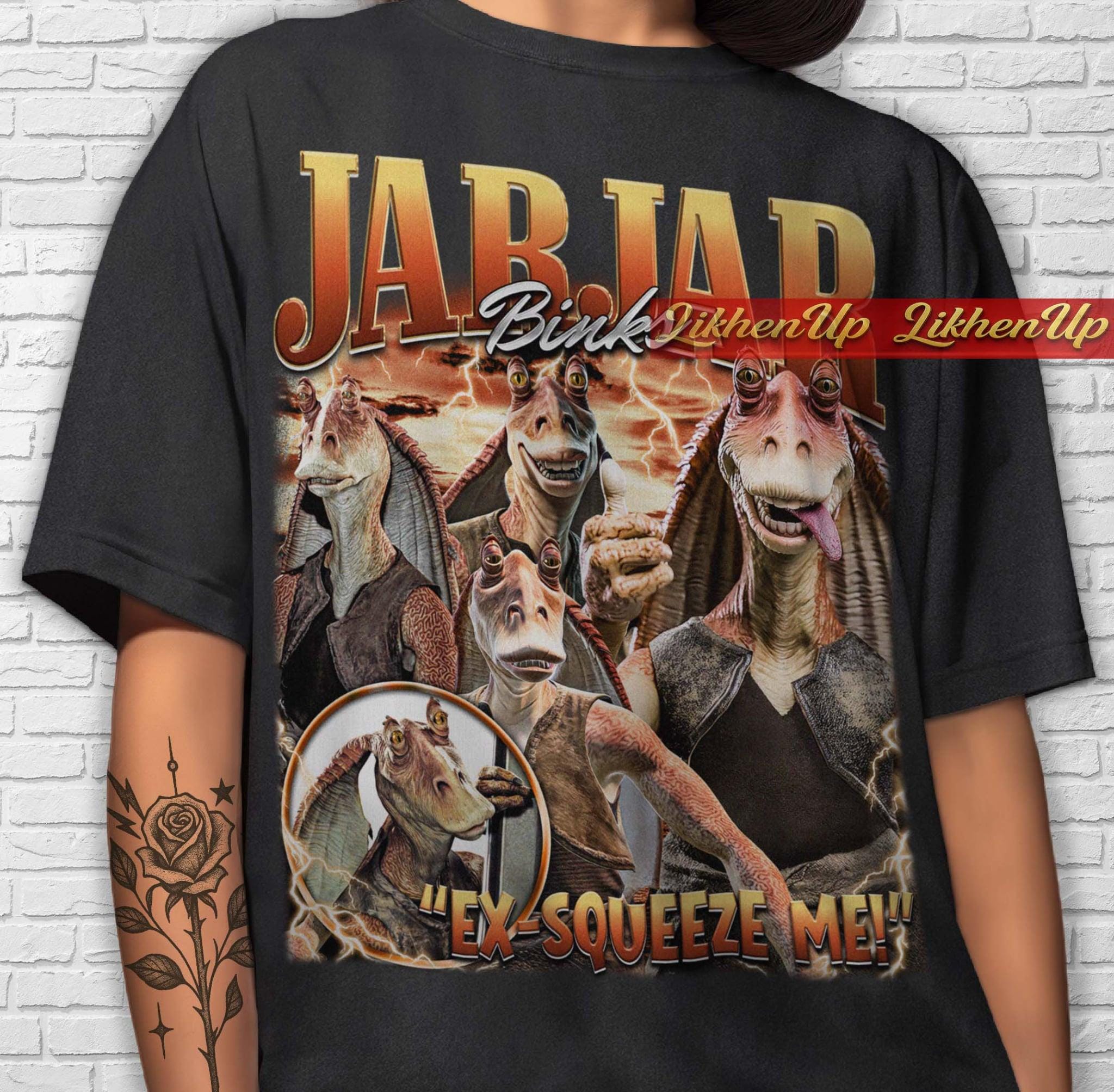Jar Jar Binks Vintage Style Shirt, Jar Jar Binks Graphic T-shirt 