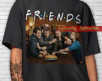 Supernatural Vintage Shirt, Supernatural Retro Homage, Friends Supernatural shirt, Sam-Winchester Shirt, Dean-Winchester Shirt