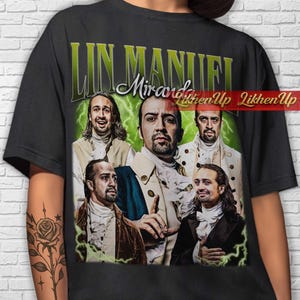 Lin Manuel Miranda Vintage T-Shirt, Lin-Manuel Miranda Vintage 90s, Gift For Woman and Man Unisex T-Shirt